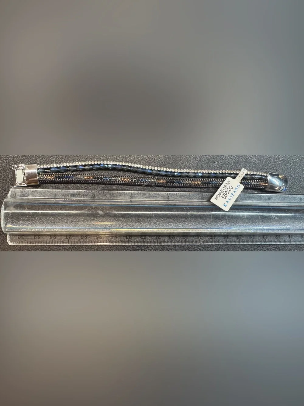 Set of 4 Women's Multi-Stack Bracelet Sets in Blue, Silver, Navy, and Pastel